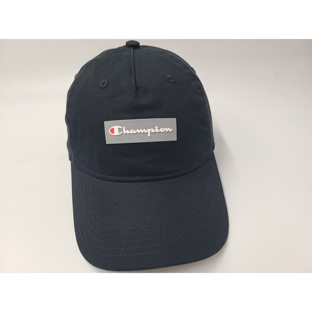Champion Brand Strapback Adjustable Hat Cap Cotton Casual Dad Men Women Black‎